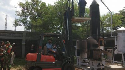 Lepas PPLH Line, DLH Kabupaten Bogor Bongkar Tungku Pembakaran PT Pop Can