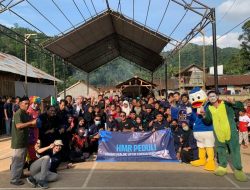 Peduli, HMR Lakukan Trauma Healing Anak-Anak Korban Banjir Bandang di Purasari