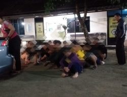 Diamankan Warga Saat Tawuran, 17 Orang Digiring ke Polsek Citeureup