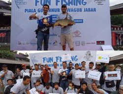 JMI Gelar Fun Fishing Piala Gubernur dan Wagub Jabar, Diikuti 88 Wartawan, Ini Juaranya