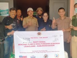PWI Peduli Kabupaten Bogor Salurkan Bantuan ke Warga Terdampak Bencana di Cibunian dan Purasari