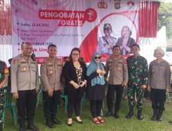 Peduli Kesehatan, Yayasan Teratai Kasih Gelar Pengobatan Gratis di Polsek Tajurhalang