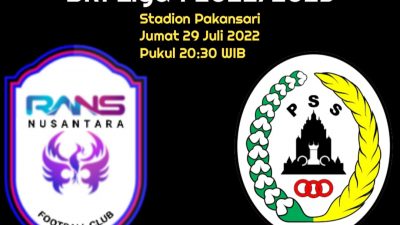 Prediksi RANS Nusantara FC vs PSS Sleman di BRI Liga 1: Saling Incar Kemenangan Perdana