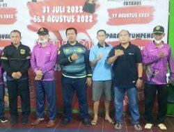 Sambut HUT RI, Plt Camat Ciseeng Resmi Buka Turnamen Bulu Tangkis