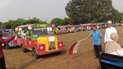 Sambut Tahun Baru Islam, 40 Odong-odong Meriahkan Pawai Keliling 5 Desa di Gunung Putri