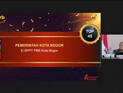 e-SPPT PBB-P2 Kota Bogor Masuk Top 45 Inovasi Pelayanan Publik Tahun 2022
