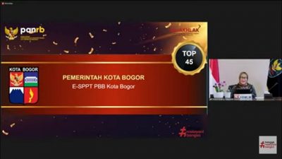 e-SPPT PBB-P2 Kota Bogor Masuk Top 45 Inovasi Pelayanan Publik Tahun 2022