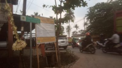 Ruas Jalan Utama Bakal Diperbaiki, Kades Putatnutug Ngaku Baru Dapat Surat Pemberitahuan