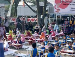 Sambut HUT RI Ke-77, Pemcam Ciseeng Bersama Himpaudi Gelar Lomba Melukis Tingkat PAUD