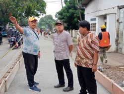 Sidak Proyek Peningkatan Jalan Cikeas-Bojong Nangka, Achmad Fathoni Minta Kontraktor Kejar Progres