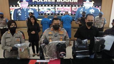 Polres Bogor Bekuk Pelaku Pembunuhan Mayat Dalam Karung, Ini Motifnya