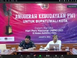 Antusiasme Bupati dan Wali Kota Ikuti Anugerah Kebudayaan PWI Pusat 2023, Maaf Plt Tak Bisa Ikut