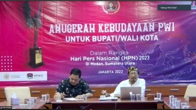 Antusiasme Bupati dan Wali Kota Ikuti Anugerah Kebudayaan PWI Pusat 2023, Maaf Plt Tak Bisa Ikut