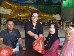 Vihara Buddha Dharma & 8 Pho Sat, Gelar Ullambana dan Bagikan Sembako Gratis Untuk Warga