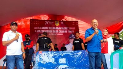 Arif Abdi Dewan Apresiasi Jalan Sehat Keluarga Ciltim Sukaraja, Ini Katanya