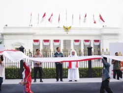 Kapolri Gelorakan Semangat Persatuan dan Kesatuan Bangsa Melalui Kirab Merah Putih