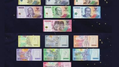 Bank Indonesia Luncurkan Tujuh Pecahan Baru Uang Rupiah Kertas Tahun Emisi 2022