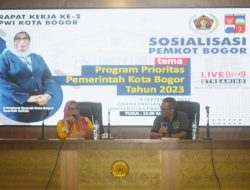 Hadiri Raker ke-2 PWI Kota Bogor, Sekda Paparkan Program Prioritas Pemkot Tahun 2023