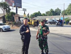 Sering Terjadi Kecelakaan, Kapolsek Gunung Putri Dorong PT Aqua Perbaiki Jalan Rusak