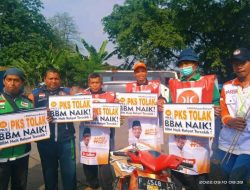 Kader PKS Kecamatan Parung Turun ke Jalan, Tolak Kenaikan Harga BBM