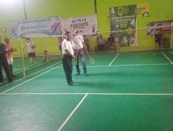 Peringati Hari Sumpah Pemuda, Pemdes Nagrak Buka Turnamen Bulutangkis
