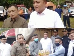 Tinjau Lokasi Bencana Pergeseran Tanah di Bojong Koneng, Rudy Susmanto Pastikan Insfrastruktur Segera Diperbaiki