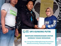 Peduli, YBM PLN Gunung Putri Salurkan Bantuan Korban Bencana di Bojong Koneng