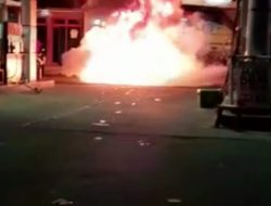 Usai Isi BBM, Satu Unit Motor Terbakar di SPBU Puncak