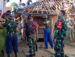 Di Hari Ke-3 TMMD, Perbaikan Rutilahu Terus Digeber Anggota TNI Kodim 0621 Kabupaten Bogor