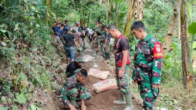 Selain Jalan Penghubung Dua Kecamatan, TMMD Ke-115 Kabupaten Bogor Juga Bangun Jalan Desa