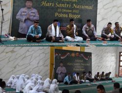 Sambut Hari Santri Nasional, Polres Bogor Gelar Tausiyah Bersama Santri