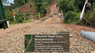 Pengerjaan Drainase TMMD Ke-115 Kodim Kabupaten Bogor Digeber