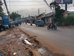 Kabel Optik Melintang Dijalan Bahayakan Pengendara, Pol PP Cuek Bebek