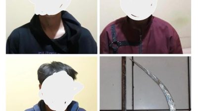 Hendak Tawuran, 3 Remaja Bawa Sajam di Cileungsi Diamankan Polisi