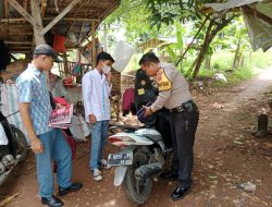 Pasca Penyerangan Pelajar, Bhabinkamtibmas Desa Cicadas Gelar Razia