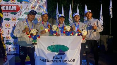 Atlet Arung Jeram Putra Kabupaten Bogor Sumbang Medali Perunggu