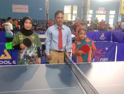 Pertandingan Pertama, Cabor Tenis Meja Kabupaten Bogor Sumbang Medali Emas di Ajang Paperda VI Jabar
