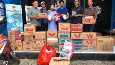Donasi untuk Korban Gempa Cianjur Terus Mengalir di Mako PWI Kota Bogor