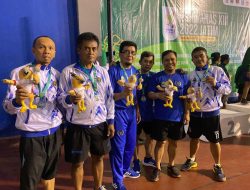 Jabar Juara Umum Tenis Meja Porwanas XIII Tahun 2022