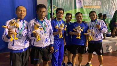 Jabar Juara Umum Tenis Meja Porwanas XIII Tahun 2022