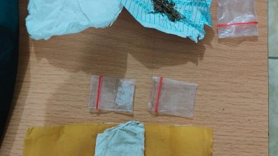 Kedapatan Bawa Sabu dan Ganja, Pria Ini Digiring Polsek Dramaga