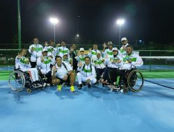 Cabor Tenis Kursi Roda Kabupaten Bogor Juara Umum Peparda VI Jabar