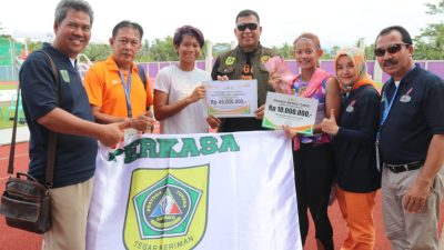 Atlet Cabor Atletik Kabupaten Bogor Borong 3 Medali Emas Sekaligus pada Porprov XIV Jabar
