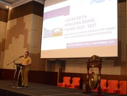 Lokakarya Rencana Bisnis Perumda Air Minum Tirta Kahuripan Kabupaten Bogor 2023-2027, Ini Pesan Iwan