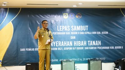 Lepas Sambut Kepala BPN II Kabupaten Bogor dan Kepala BNNK Baru, Ini Kata Iwan Setiawan