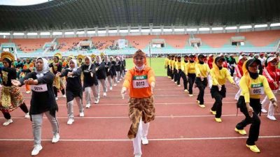 KORMI Kabupaten Bogor Sukses Gelar Festival Senam Pancakarsa Yang Dimeriahkan 3.200 Peserta
