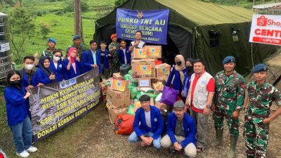 Peduli, Keluarga Besar STIE Dewantara Galang Donasi Untuk Korban Gempa Cianjur