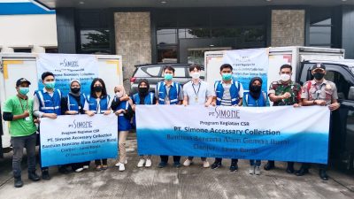 Lewat CSR, PT Simone Kirim Bantuan Untuk Korban Gempa Cianjur