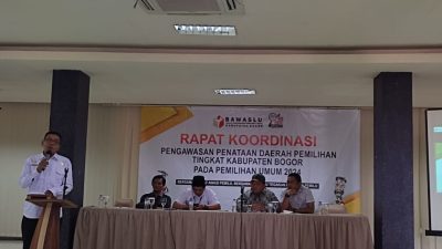 Bawaslu Kabupaten Bogor Gelar Rakor Bersama Partai Hingga Media, Bahas Wacana Perubahan Dapil
