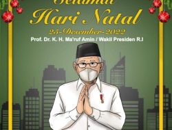 Ucapkan Selamat Natal, Wapres Sampaikan Pesan Ini Kepada Umat Kristiani
